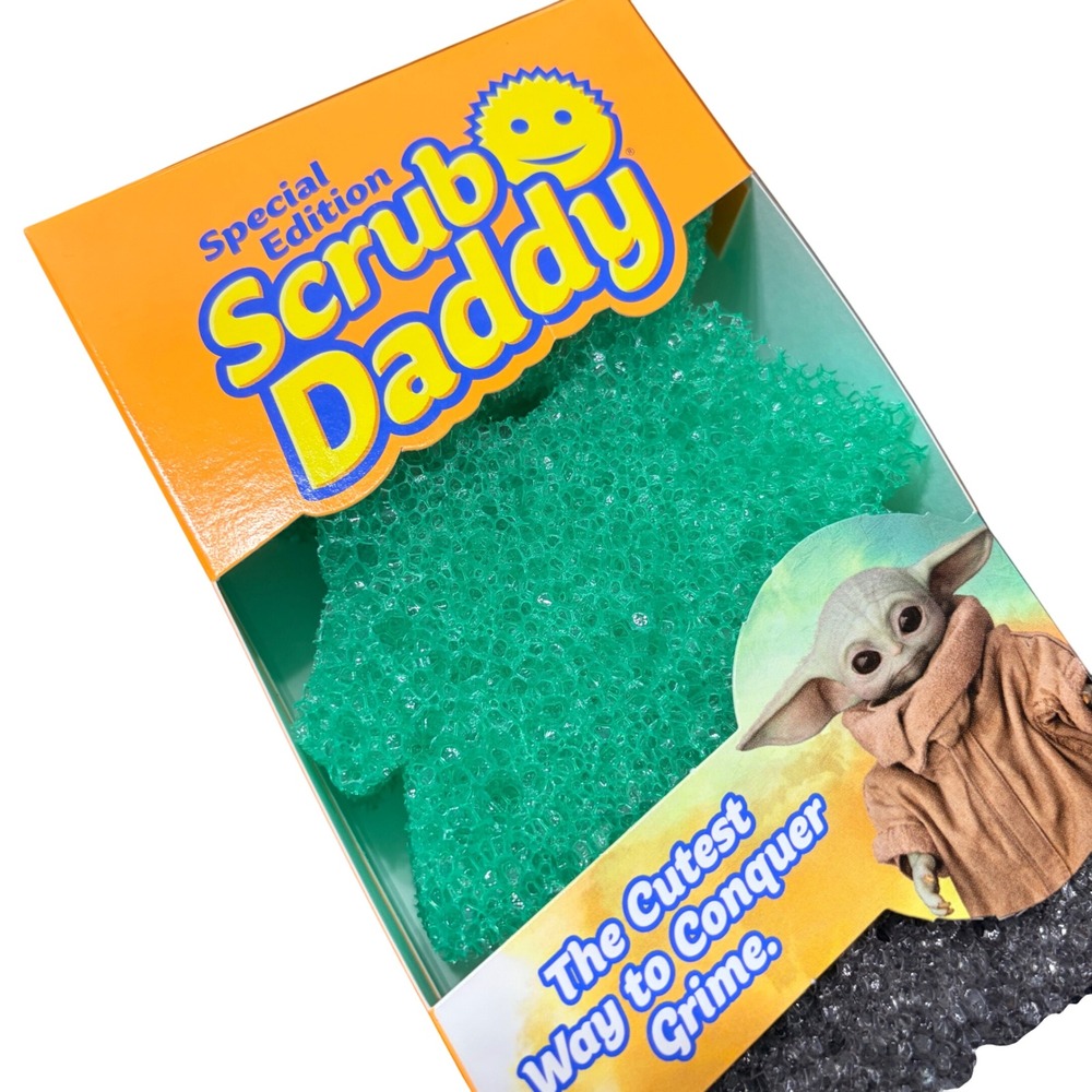 Scrub Daddy Star Wars The Mandalorian Special Edition 3-Pack Sponges Grogu Mando